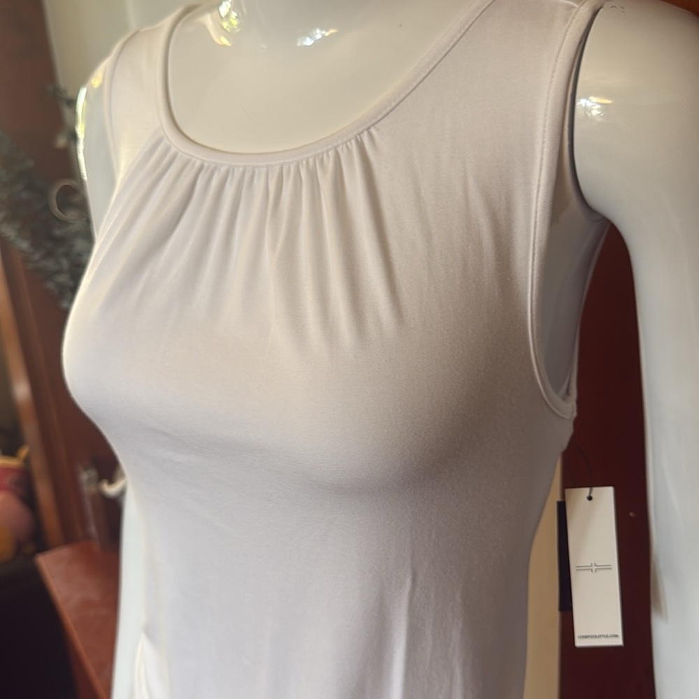 NWT Liverpool xsize small White Sleeveless Top